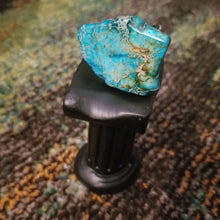 Load image into Gallery viewer, Blue Regalite Slab Ring = (Courage & Wisdom)