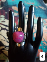 Load image into Gallery viewer, Chunky Agate Power Rings
