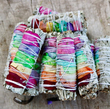 Load image into Gallery viewer, Chakra White Sage Smudge Sticks
